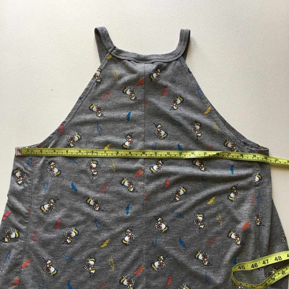 Modern Lux tank gray top with unicorns size XL - Picture 7 of 8